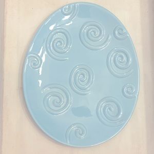 ❤️3/$25 Baby Blue Easter Egg Decorative Plate